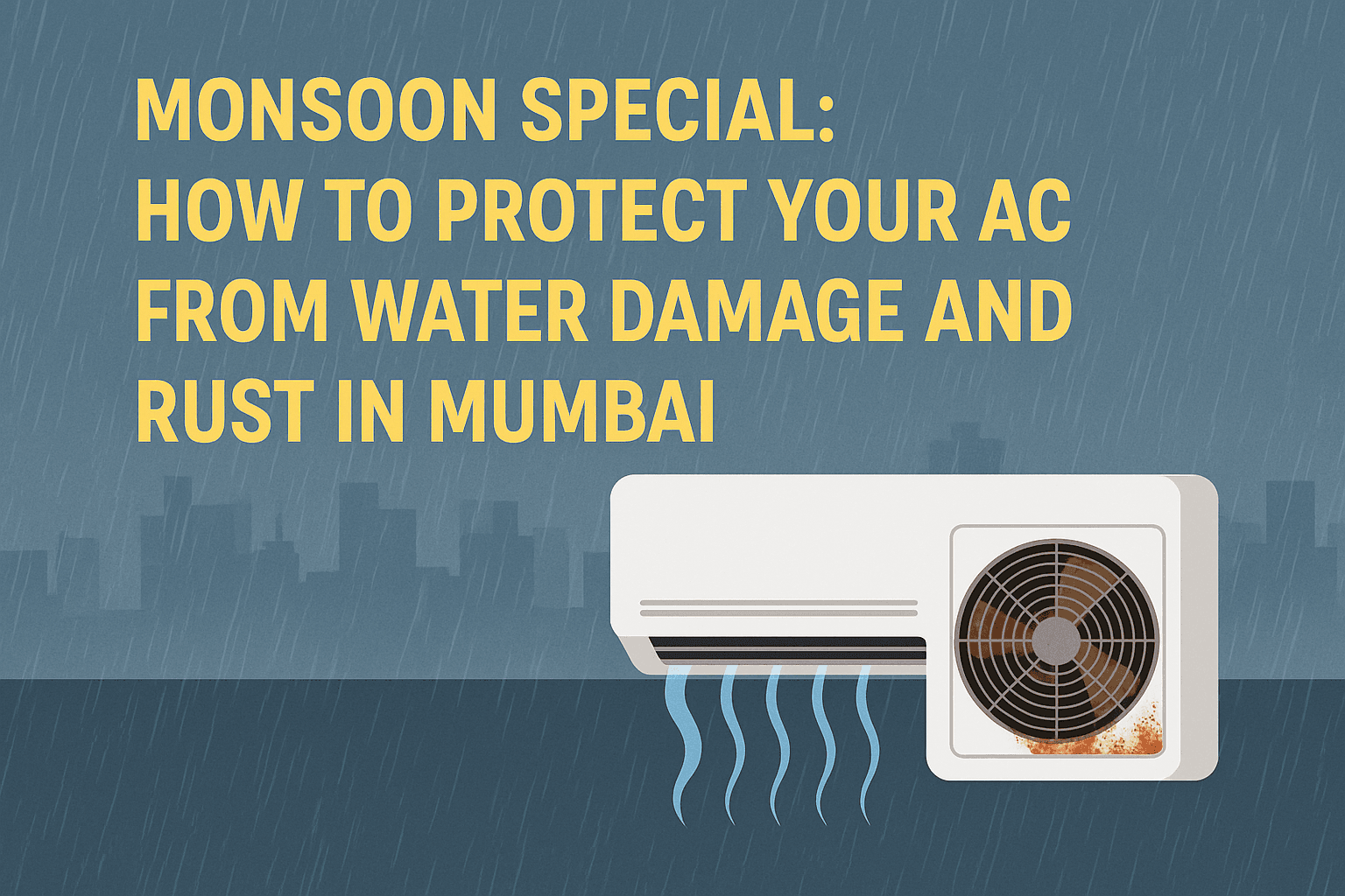 Monsoon Special: How to Protect Your AC from Water Damage and Rust in Mumbai