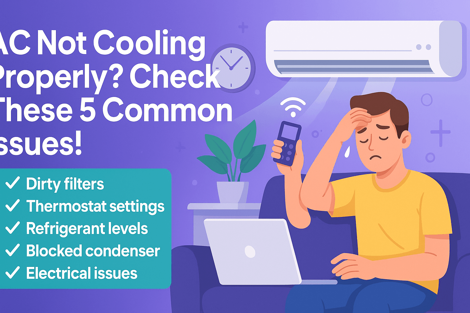 AC Not Cooling Properly Check These 5 Common Issues