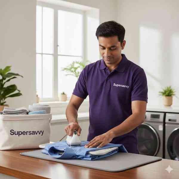 Ironing in netaji nagar delhi india