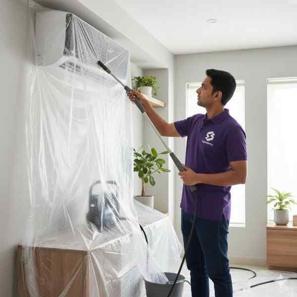 Air Conditioner Jet Wash Service in padma nagar borivali west mumbai india