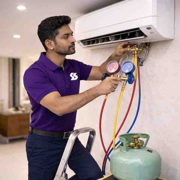 Full gas charging 1 ton in padma nagar borivali west mumbai india