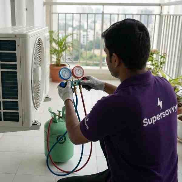 Full gas charging 1 ton in netaji nagar delhi india