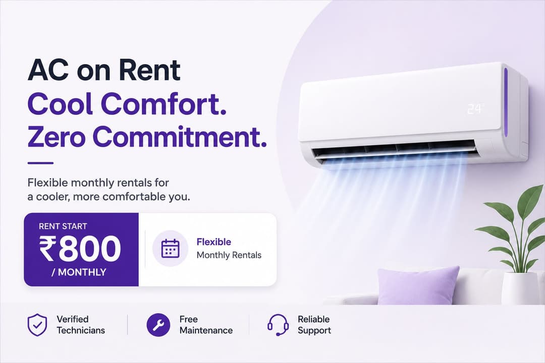 AC on rent in lucknow mumbai india
