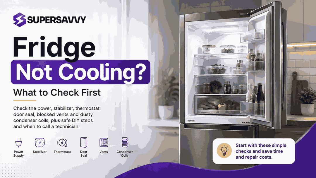 Fridge Not Cooling? What to Check First