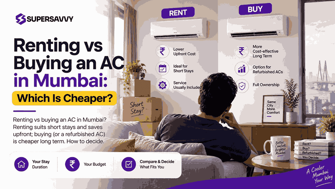 Renting vs Buying an AC in Mumbai: Which Is Cheaper?