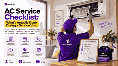 AC Service Checklist: What's Actually Done During a Service Visit