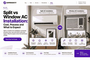 Split vs Window AC Installation: Cost, Process and What to Expect