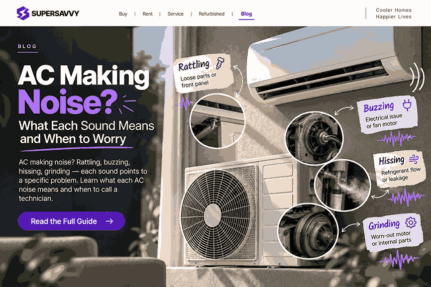 AC Making Noise? What Each Sound Means and When to Worry