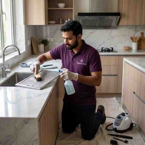 Kitchen Deep Cleaning Service by Supersavvy in Delhi
